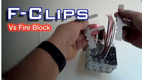 f clips electrical box|stabilize electrical outlet box.